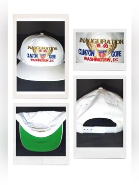 Vintage Cap 1993 Clinton Gore President Inauguration Washington DC Snapback Hat